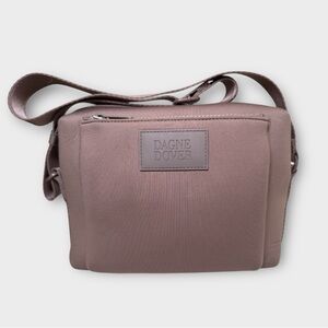 GUC Dagne Dover Micah Neoprene Crossbody in Mauve